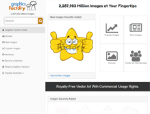 Tablet Screenshot of graphicsfactory.com